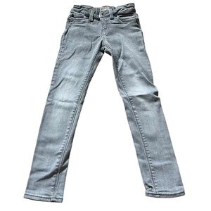 🌼 5/$25 GapKids Gray Adjustable Waist Skinny Jeans | Size 6 Slim Unisex Cotton